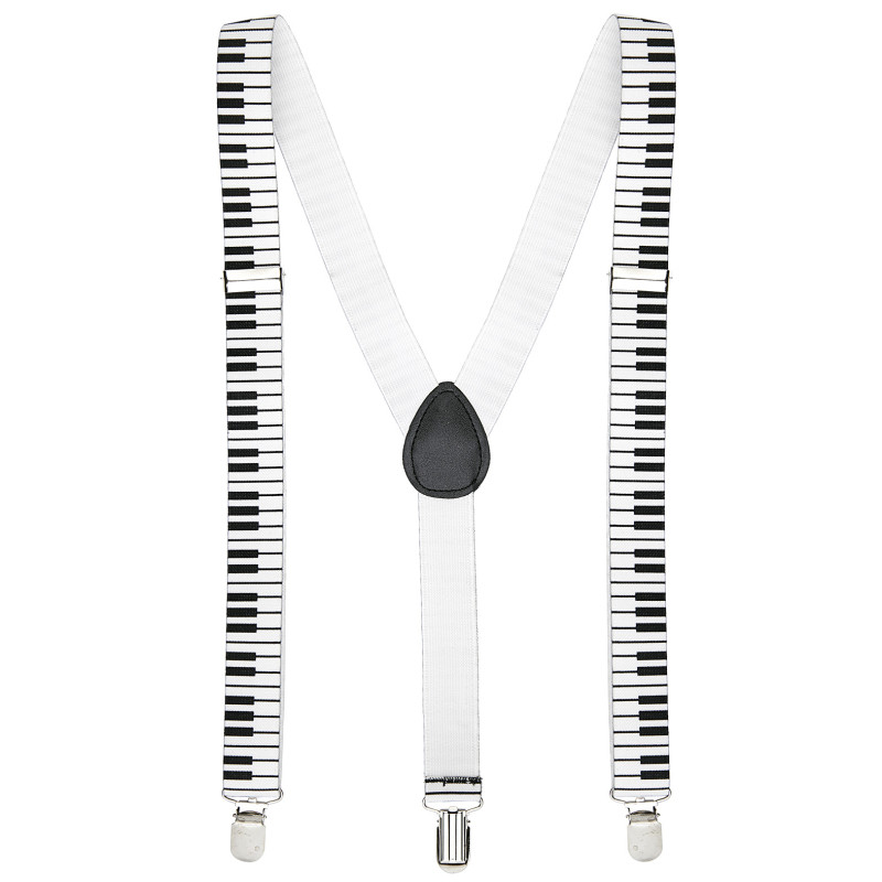 Podväzky - čierno-biele podväzky